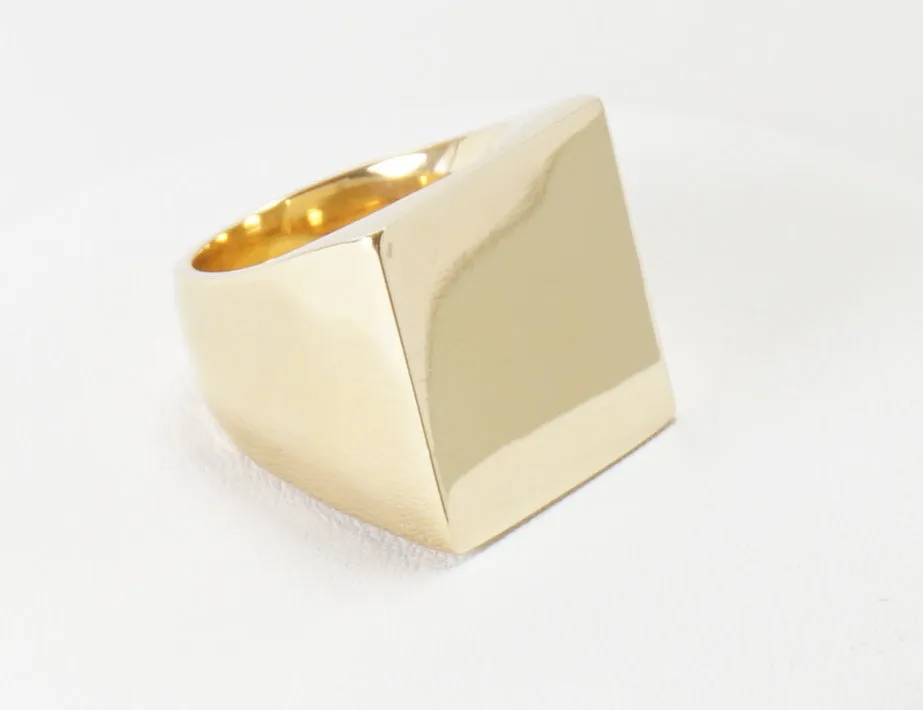 STELLA SQUARE STATEMENT RING