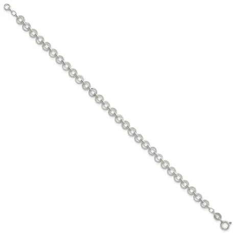 Sterling Silver 5mm Fancy Bracelet