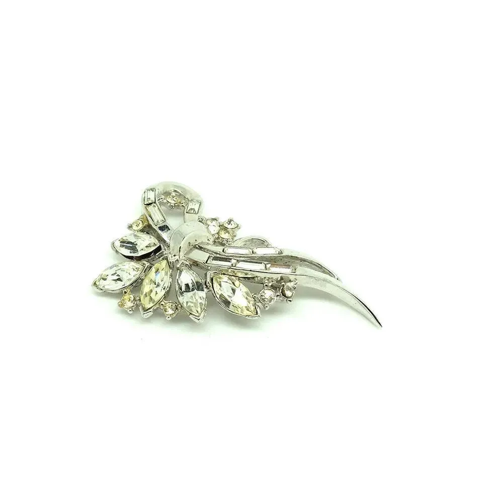 Vintage 1950's Trifari Flower Spray Brooch