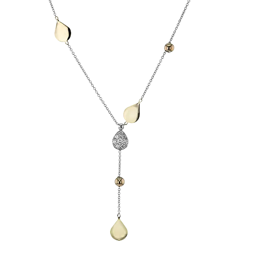 ZP1203 Necklace in 14k Gold with Diamonds